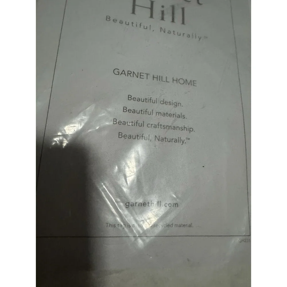 Garnet Hill  Matress  Cover-White  100% Cotton SZ TWIN  NEW Unopened!